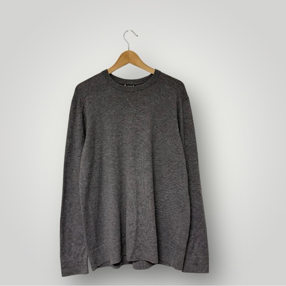 Smartwool Crewneck Sweater Gray Sz L - Picture 1 of 9
